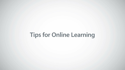 Thumbnail for OR01B Tips for Online Learning