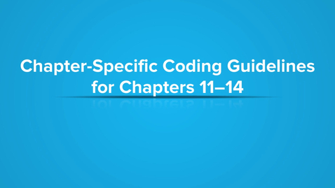 Thumbnail for Specific Coding Guidelines, Chapters 11-14