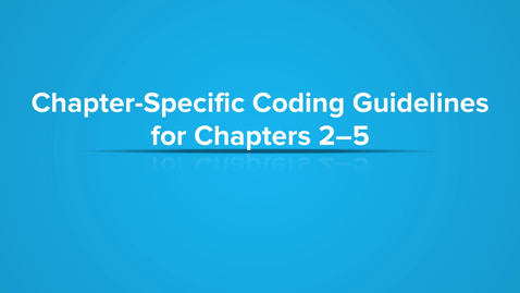 Thumbnail for Specific Coding Guidelines: Chapters 2-5