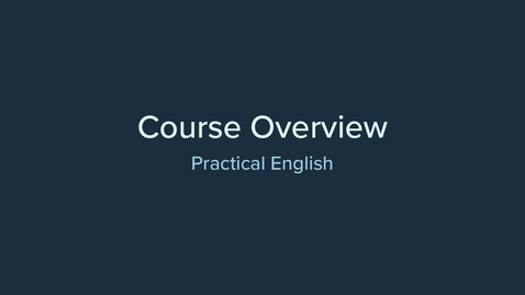 Thumbnail for Practical English Overview