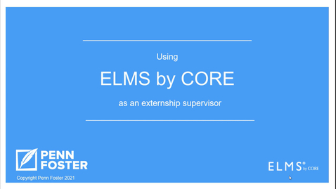 Thumbnail for ELMS CORE Supervisor Video VetTech