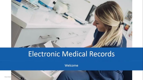 Thumbnail for Welcome to EMR