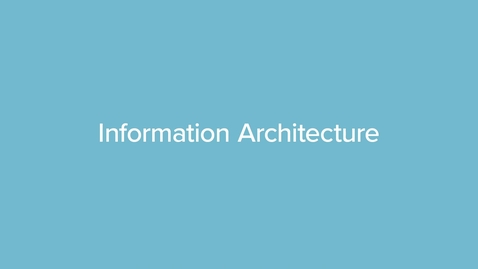 Thumbnail for QZ13E Information Architecture