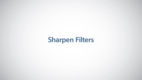 Thumbnail for QY34J Sharpen Filters