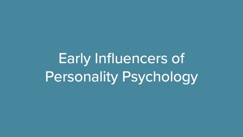 Thumbnail for Psych of Personality Unit 2 Intro Video