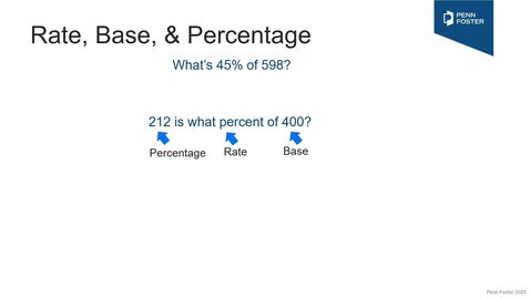 Thumbnail for Identifying Rate, Base, and Percentage