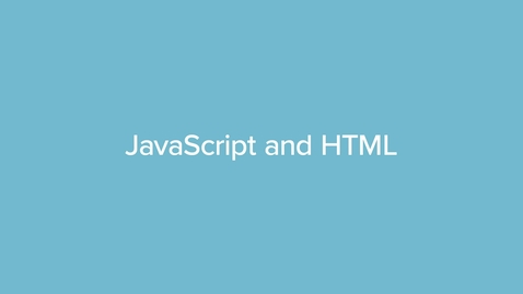 Thumbnail for QF17D JavaScript and HTML