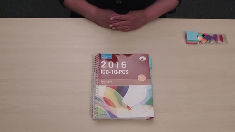 Thumbnail for How to Tab the 2016 ICD-10-PCS Manual