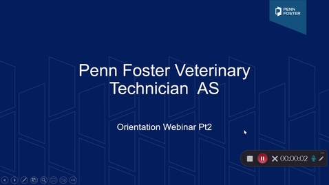 Thumbnail for Vet Tech Orientation Webinar Pt. 2