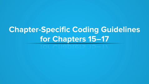 Thumbnail for Specific Coding Guidelines, Chapters 15-17