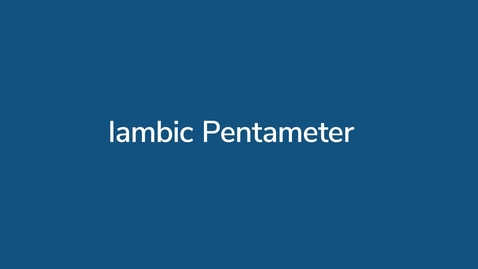 Thumbnail for Iambic Pentameter