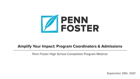 Thumbnail for Amplify Your Impact Program Coordinators &amp; Admissions