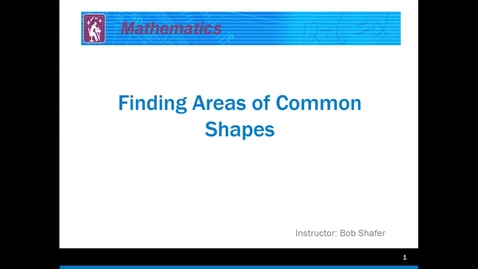 Thumbnail for Finding Areas of Common Shapes