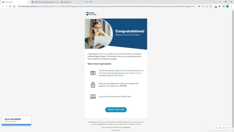 Thumbnail for UAW Ford Apprentice Welcome Email and Portal Navigation