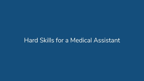 Thumbnail for Hard Skills in Allied Health