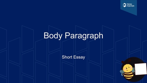 Thumbnail for Short Essay Body Paragraphs