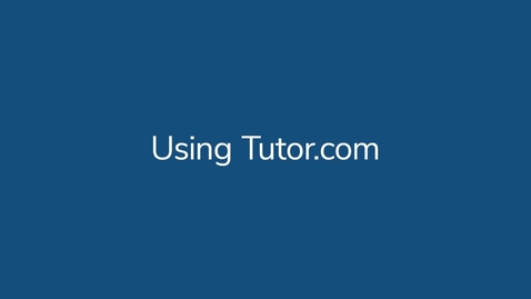 Thumbnail for Using Tutor.com