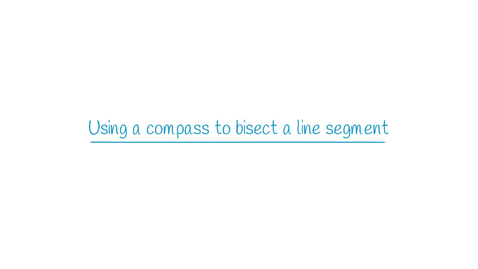 Thumbnail for Using a Compass to Bisect a Line Segment