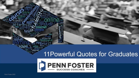 Thumbnail for entry 11 Powerful  Quotes for Graduates