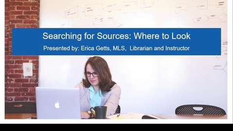 Thumbnail for Searching for Sources: Where to Look