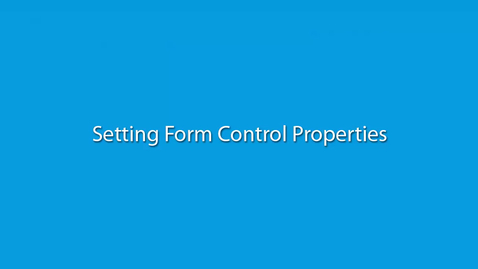 Thumbnail for IN00673 Setting Form Control Properties