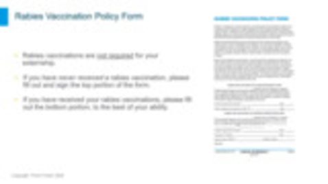 Thumbnail for  Rabies Policy and Supervisor Agreement