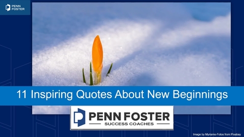 Thumbnail for April Motivational Quotes - A  New Start