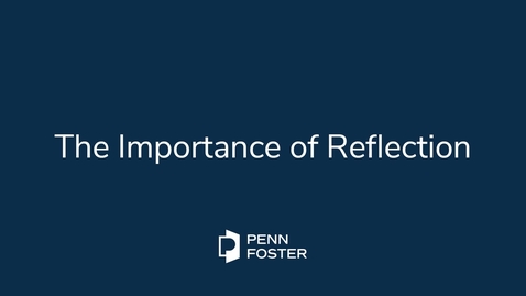 Thumbnail for The Importance of Reflection
