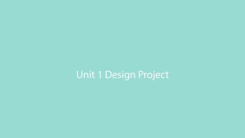 Thumbnail for SID UNIT 1 PROJECT OVERVIEW FINAL 1