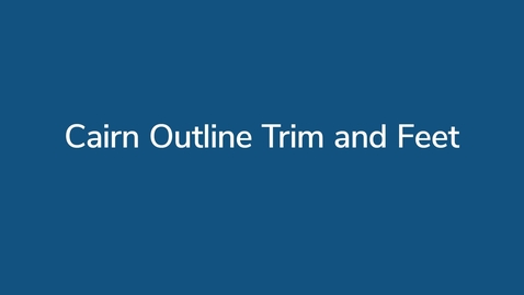 Thumbnail for Cairn Outline Trim and Feet