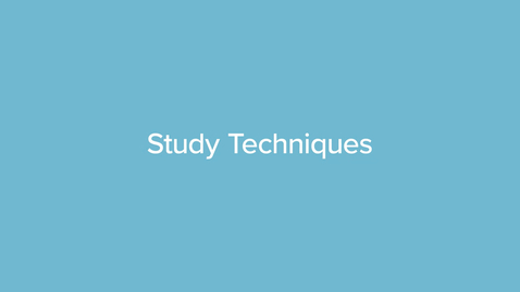 Thumbnail for Study Techniques