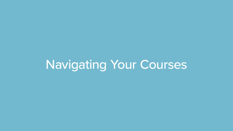 Thumbnail for Navigating Your Courses