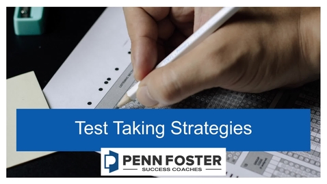 Thumbnail for Test Taking Strategies