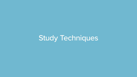 Thumbnail for Study Techniques
