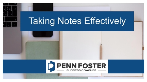 Thumbnail for Taking Notes Effectively
