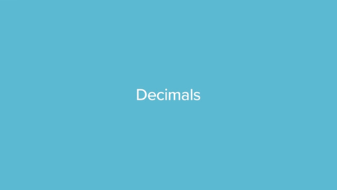 Thumbnail for Decimals