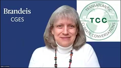 Thumbnail for Transatlantic Climate Conversation #1: Climate Change and Business: Sustainable Alliances and Sustainable Operations