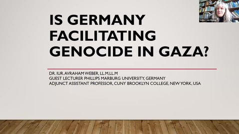 Thumbnail for Is Germany facilitating genocide in Gaza? Contextualizing Nicaragua's Case against Germany