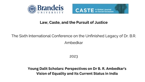 Thumbnail for Young Dalit Scholars