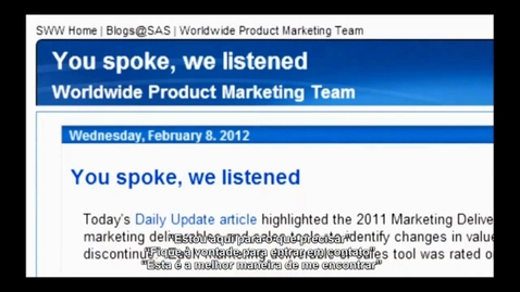 Thumbnail for SAS Video 2