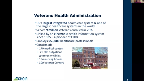 Thumbnail for entry Training and Research Opportunities at the U.S. Department of Veterans Affairs-2-14-2023