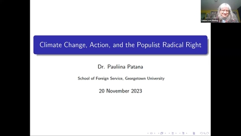 Thumbnail for Climate Change, Policy, and the Populist Radical Right