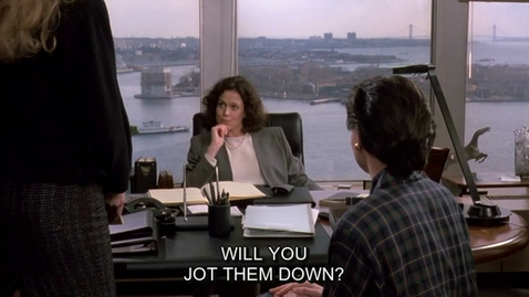 Thumbnail for Clip - Working Girl Subtitled