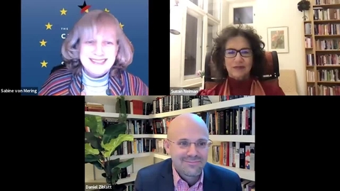 Thumbnail for entry Democracy in Danger with Susan Neiman and Daniel Ziblatt