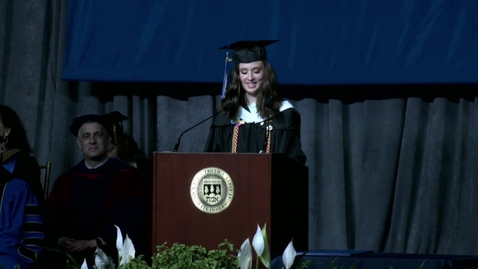 Thumbnail for Commencement 2025 Undergrad Ceremony - Hana Renate Klempnauer Miller ’25