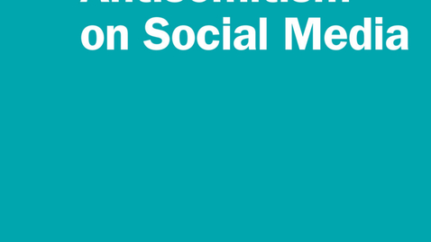 Thumbnail for Antisemitism on Social Media, with Monika Hübscher, Vanessa Walter, and Sophie Schmalenberger, April 11, 2022