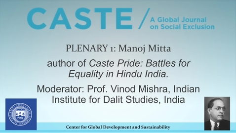 Thumbnail for Plenary 1:  Manoj Mitra