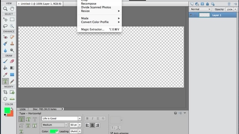 Thumbnail for Facebook Cover in Adobe Photoshop Elements