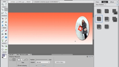 Thumbnail for Using the Text Tool in  Adobe Photoshop Elements