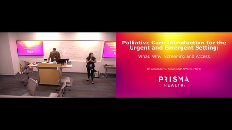 Thumbnail for Palliative Care Intro for the Urgent and Emergent Setting: What, Why, Screeningand Access